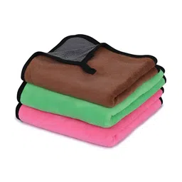 LOOM LEGACY 3 Pieces Brown & Green Microfiber 600 GSM Kitchen Towels-picture-27