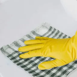 Kuber Industries Green & White 18 Pieces Checked Cotton Kitchen Towels-image-27
