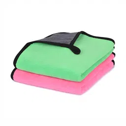 LOOM LEGACY Green & Pink 2 Pieces Microfiber Kitchen Towels-image-90