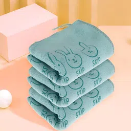 Kuber Industries 4Pcs Blue Printed 400GSM Kitchen Towels-41