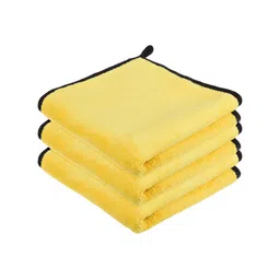Kuber Industries Yellow & Blue 3 Pieces Kitchen Towels-86