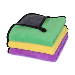 LOOM LEGACY Purple & Yellow 3 Pieces Microfiber Kitchen Towels-picture-6