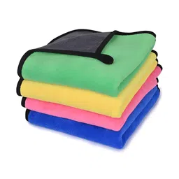 LOOM LEGACY 4 Pieces Green & Yellow Microfiber 600 GSM Kitchen Towels-9