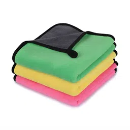 LOOM LEGACY Green & Yellow 3 Pieces Microfiber Kitchen Towels-28