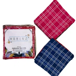 Homerz 5Pcs Checked Cotton Kitchen Towels-54