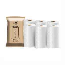 Imvelo Green your hygiene 6-Pcs White Kitchen Towels-image-47