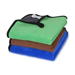 LOOM LEGACY 3 Pieces Blue & Green Microfiber 600 GSM Kitchen Towels-image-14