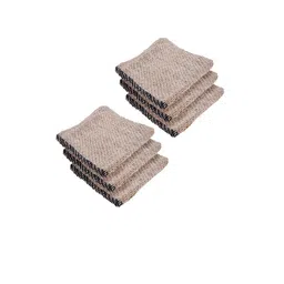 Kuber Industries Beige & Black 6 Pieces  Cotton Kitchen Towels-image-21