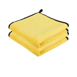 Kuber Industries Yellow 2 Pieces Kitchen Towels-46