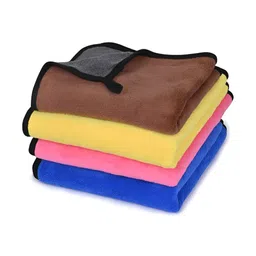 LOOM LEGACY 4 Pieces Yellow & Blue Microfiber 600 GSM Kitchen Towels-image-29