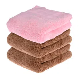 Kuber Industries Pink & Brown 3 Pieces 350 GSM Bath Towel-image-93