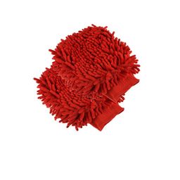 Kuber Industries Chenille Mitts Red 2 Pieces Hand Duster-67