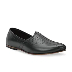 Regal Men Textured Lightweight Leather Mojaris-picture-54