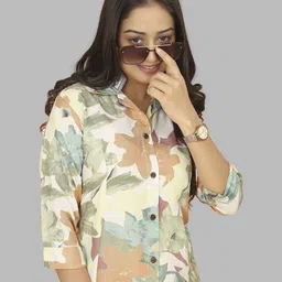 Kesudi Printed Shirt Dress-image-3