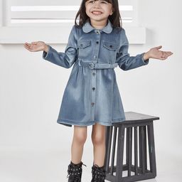 Peppermint Girls Shirt Dress-image-56