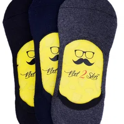 N2S NEXT2SKIN Men Pack Of 3 Assorted Cotton Shoe Liners-image-55