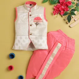 Jeetethnics Boys Ethnic Motifs Regular Kurta with Dhoti Pants-49