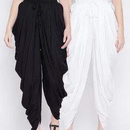 TULIP 21 Women Pack Of 2 Solid Dhoti Pants-picture-36