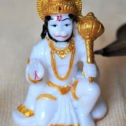 Gallery99 White & Gold-Coloured Hanuman Showpieces-56