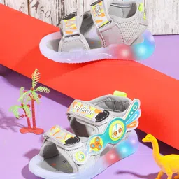 KATS Infants Printed LED Light Sports Sandals-image-78