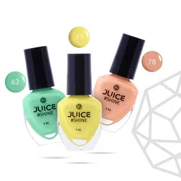 JUICE Set Of 3 SHINE Nail Polish 15 ml - Punchy Pastels-3