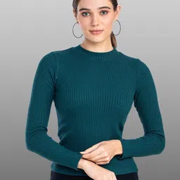 Moda Elementi Ribbed Pullover-image-88