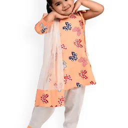 BAESD Girls Printed  Regular Kurti With Salwar &  Dupatta-picture-8