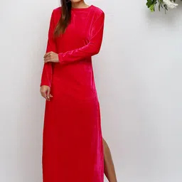 KAANCHIE NANGGIA Side Slit Maxi Dress-image-41