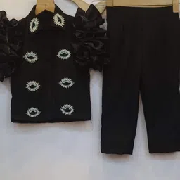 BAESD Girls Printed Ruffles Detail Top With Trouser-image-28