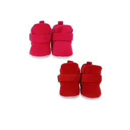 BAESD Infants Set Of 2 Anti-Skid Velvet Booties-18