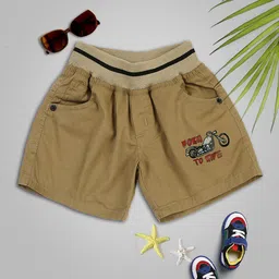 MeeMee Boys Beige Shorts-image-74