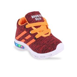 Smartots Unisex Kids Orange & Red Walking Non-Marking Shoes-picture-25