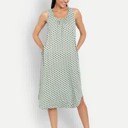 BLAZON Printed Pure Cotton Nightdress-picture-36