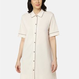 Triumph Shirt Collar Organic Cotton Nightdress-image-48