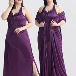 NIGHT KEYS Pack Of 2 Maxi Nightdress-image-46