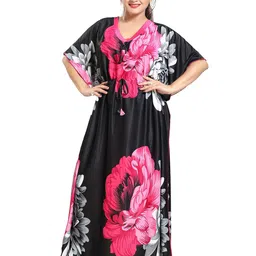 Noty Floral Printed Kaftan Maxi Nightdress-picture-17