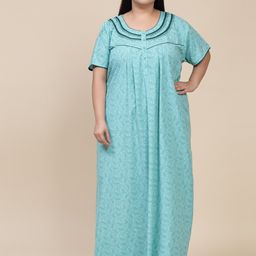 Sweet Dreams Floral Printed Maxi Nightdress-image-61