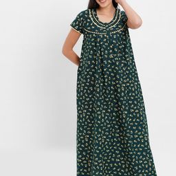 Sweet Dreams Floral Printed Maxi Nightdress-image-71