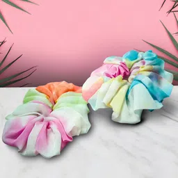 Hair Drama Company Set Of 2 Tie And Dye Scrunchies-image-47