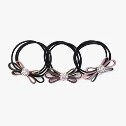 BuckleUp Women Set of 3 Ponytail Holders-image-4