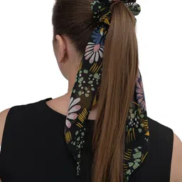 BuckleUp Women Multicoloured & White Ponytail Holders-9