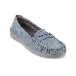 Metro Women Perforations Comfort Insole Penny Loafers-41