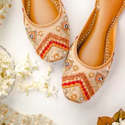 NR By Nidhi Rathi Embellished Ethnic Mules-picture-19