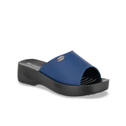 Inblu Lightweight & Anti Skid Open Toe Flatform Heel Mules-image-98