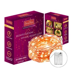 Desidiya Gold Toned LED Shock Proof String Lights-13