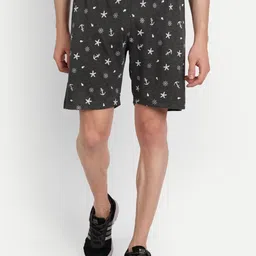 ZEFFIT Men Conversational Printed Sports Shorts-image-86