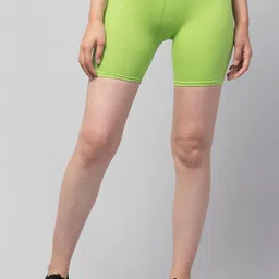 Apraa & Parma Women Skinny Fit Mid-Rise Cycling Shorts-image-88