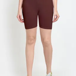 Jinfo Women Brown Cycling Sports Shorts-image-105