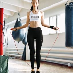 Puma Women Black Solid Slim Fit dryCELL Running Tights-image-64