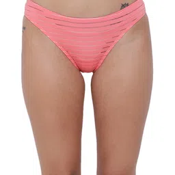 BASIICS by La Intimo Women Low-Rise Striped Anti Bacterial Bikini Brief BCPBR02-image-11